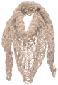 Bufanda triangular calada - Lana Pura de Alpaca