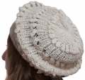 Gorro Copos de nieve - Lana Pura de Alpaca