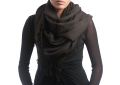 Foulard en Cashllama Unisex - Hecho a mano - Marrón Oscuro